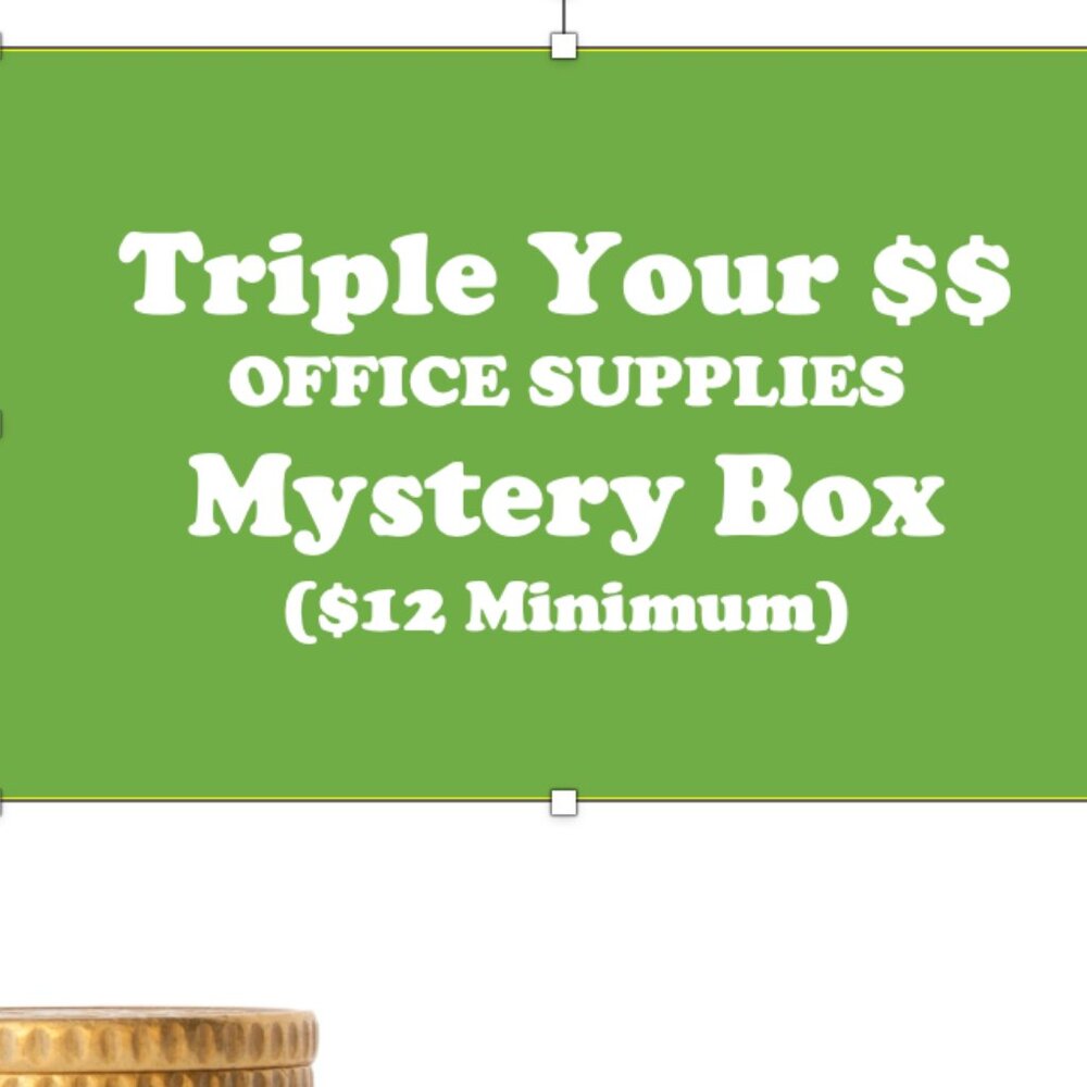 Mystery Box - Office Supplies (You'll‎ Receive at LEAST 3X Your Offer Price!)